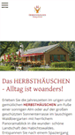 Mobile Screenshot of herbsthaeuschen.de